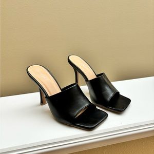 Black Sandaled High Heel